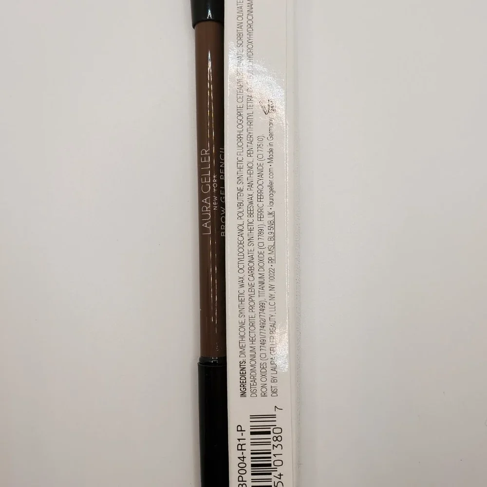 🌈 Laura Geller Brow Gel Pencil + Built in Sharpener Brush in Charcoal BNIB - Picture 8 of 16